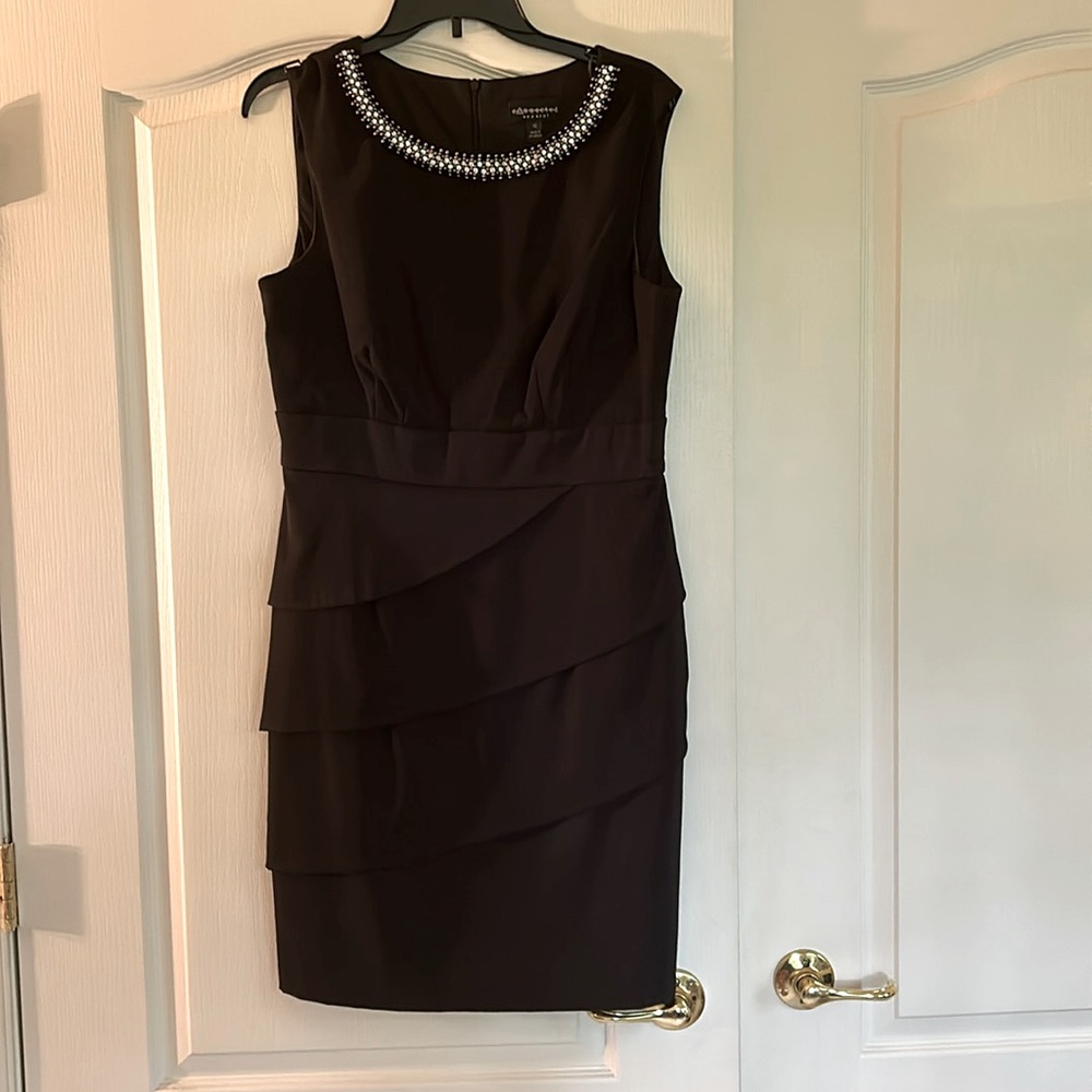 Connected Apparel sz 12, Black Dress